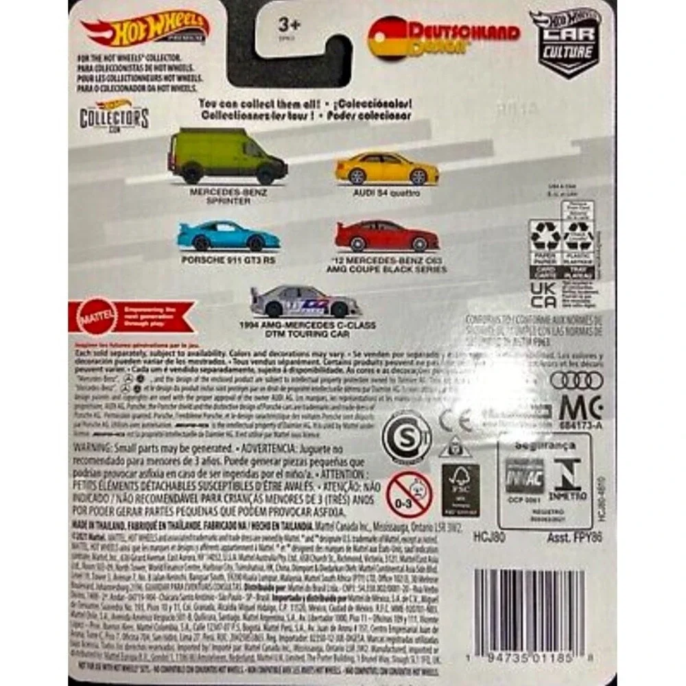 Hot Wheels Premium 1994 AMG-Mercedes C-Class DTM Touring Car Deutschland 5/5 NIP